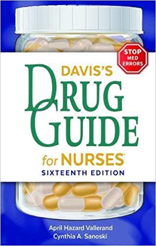 Davis's Drug Guide for Nurses (16th Edition)